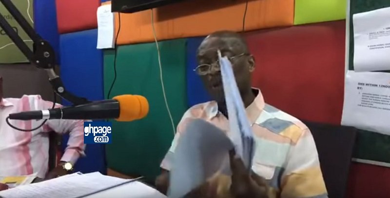 Video: Kweku Baako provides documents to prove that Anas pays his taxes and legitimately owns the land at the trade fair