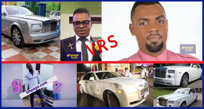 Asanteman Bofour also shows off his new Rolls-Royce ghost and other collection of cars to challenge Obinim