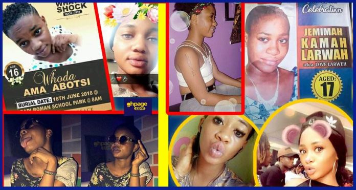 One Week Celebration Photos Of The Dead Tramadol Girls Pops Up