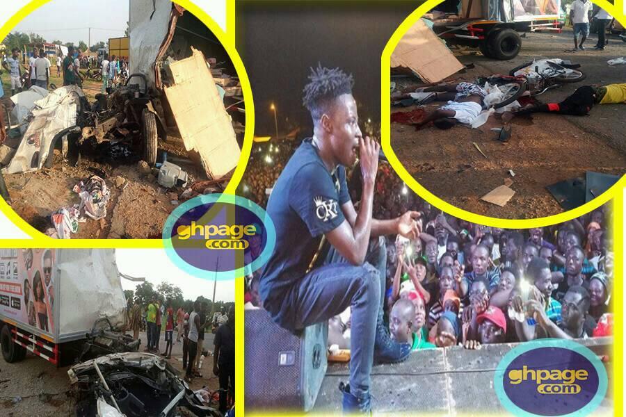 Eyewitness narrates how the accident involving Fancy Gadam's fans happened