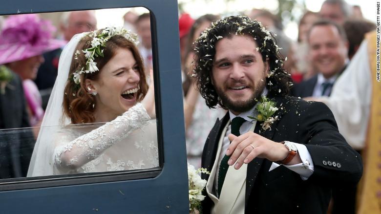 Game of Thrones stars Kit Harington and Rose Leslie tie the knot