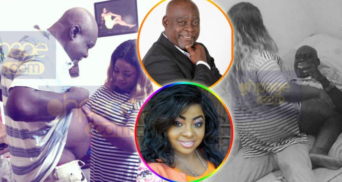 Photos of Kofi Adjorlolo in a compromising positon with a young lady, Shantel Essah goes viral