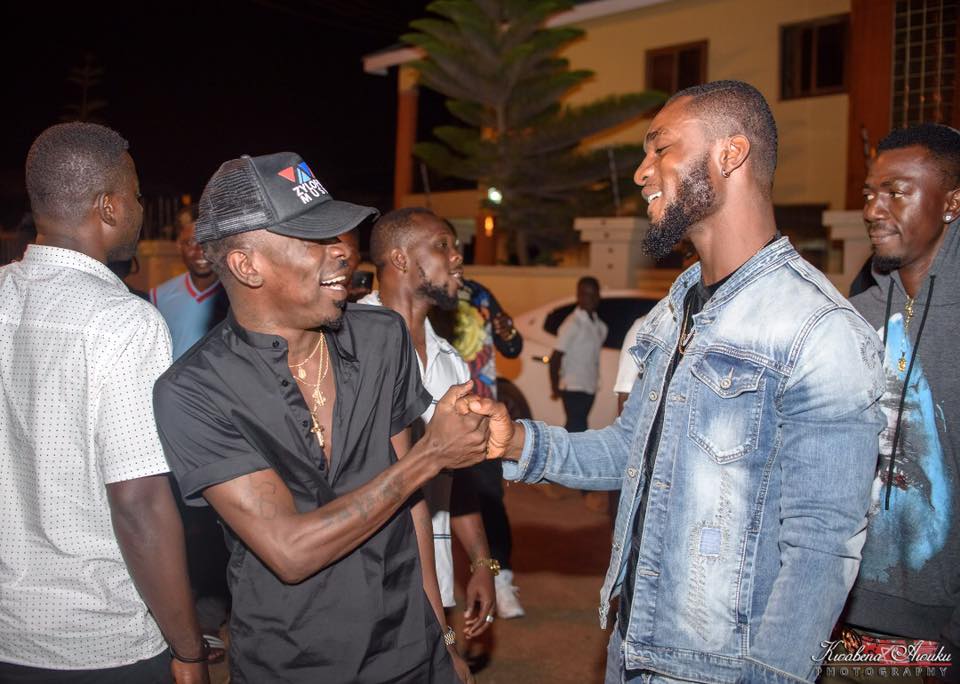 Efia Odo's new boyfriend Kwaku Reveloe with Shatta Wale