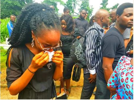 Tears flow as a 24-year-old lawyer is buried few months after her wedding (Photos)