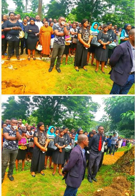 Tears flow as a 24-year-old lawyer is buried few months after her wedding (Photos)