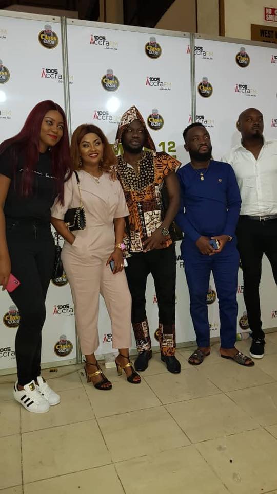 Nana Ama McBrown, Yvonne Nelson and other celebrities storm AICC to watch Anas Number 12 Video