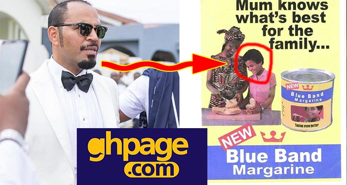 Ramsey Nouah shock fans with Blue Band Margarine throwback photo