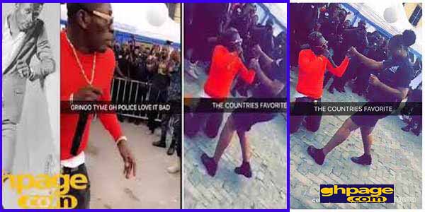 Shatta Wale and a beautiful police woman dancing together 'highlights' another great performance