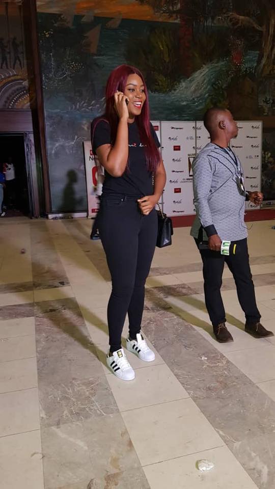 Nana Ama McBrown, Yvonne Nelson and other celebrities storm AICC to watch Anas Number 12 Video