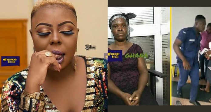 Afia Schwarzenegger prays for a Police to beat her up