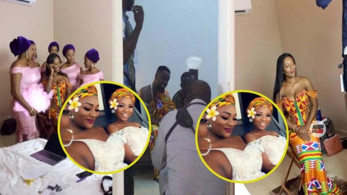 Nana Aba Anamoah and others spotted at Sarkodie's engagement