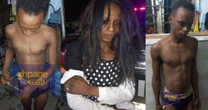 19-year-old gay boy dresses like a woman from Akatsi arrested in Accra