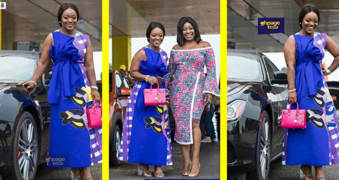 Jackie Appiah spends quality time with her son as she shows her fleet of cars