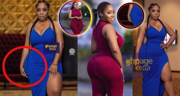 Photos of Moesha Boduong's 'fake' buttocks shifted to her hips goes viral