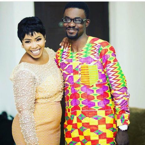 Nana Appiah Mensah and wife , Rose Tetteh