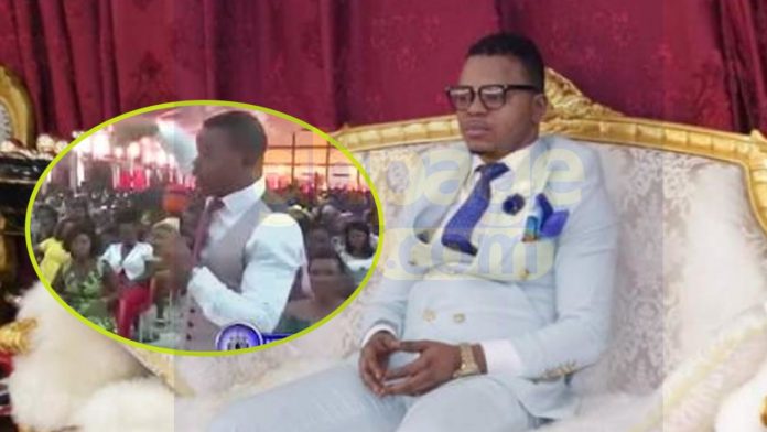 Angel Obinim teaches his congregation how to spot a fake prophet