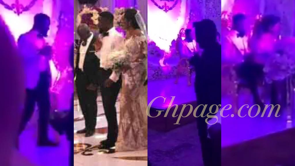 First video from Sarkodie and Tracy's white wedding