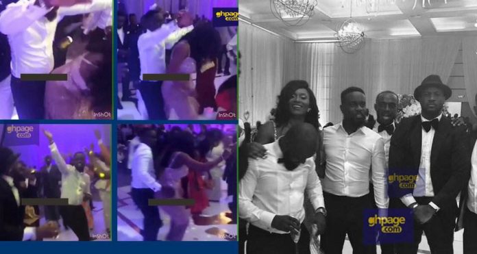 Watch Sarkodie and Tracy displaying their dancing skills at their wedding