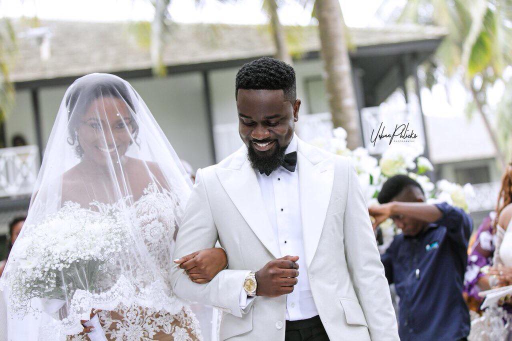 Here are the official photos from Sarkodie's white wedding