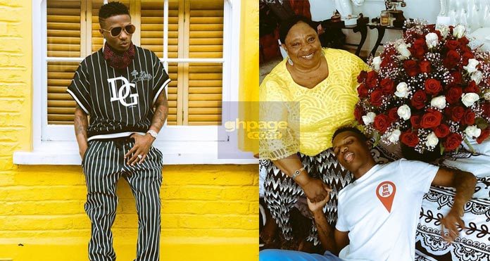 Wizkid shares lovely photo with his mum