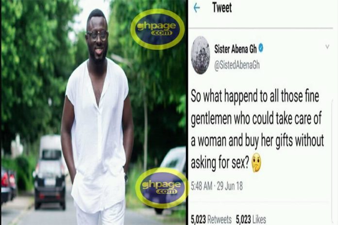 Men shower gifts women asking sex die masturbation – Kofi Asamoah