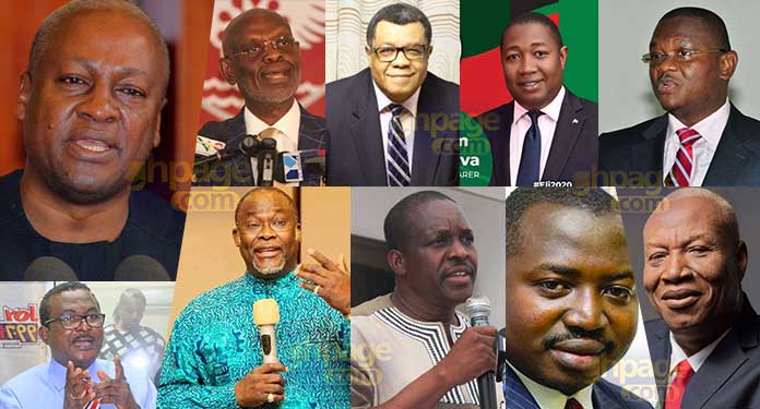 NDC Flapbearership race: Meet the 9 other candidates to challenge Mahama