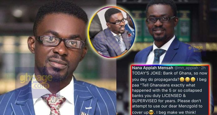 Photos: use Menzgold as a cover-up for your inefficiency - NAM1 blasts Bank of Ghana