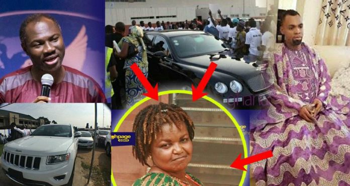 Obofuor gifts Badu Kobi a Jaguar, Auntie Bee & others over 15 cars