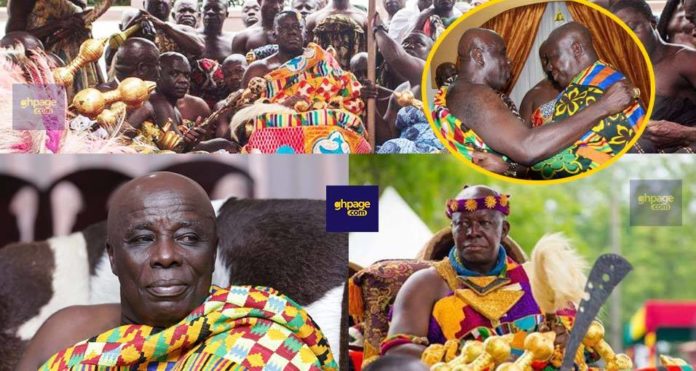 Video: The rich cultural display when Otumfour finally met Okyenhene at Kyebi in over many years