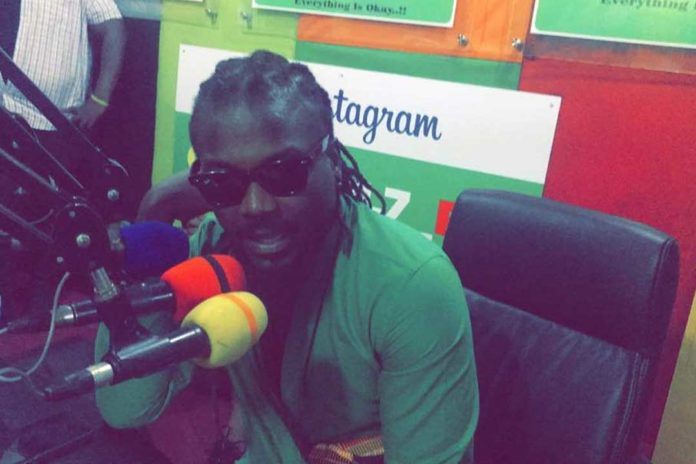 Samini walks out of Okay fm during live performance