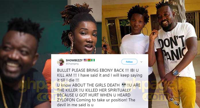 “The Devil in me says Bullet was the one who killed Ebony” – Showboy reveals