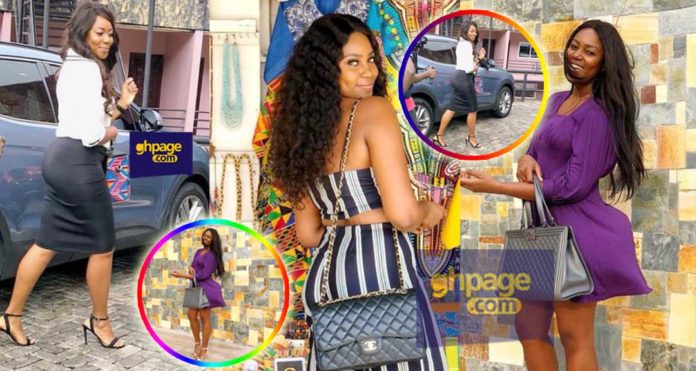 Yvonne Nelson shows off her newly acquired huge backside and fans are shocked