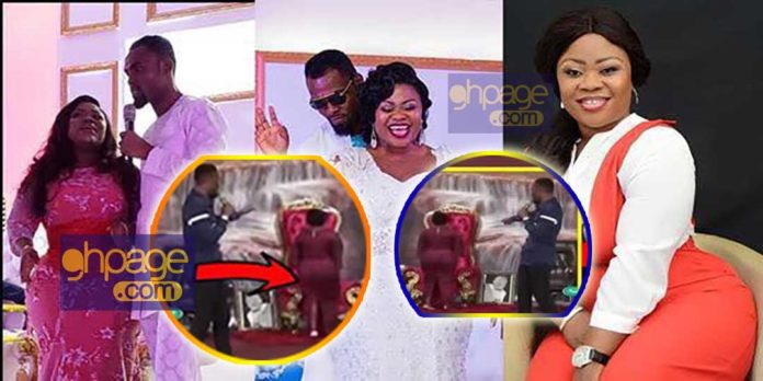 Video: Rev Obofour commands his wife to stand up and show her big buttocks in church
