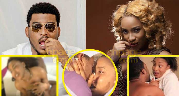 James Gardiner kiss and hot scene with Tonto Dikeh in Love and Excitement movie