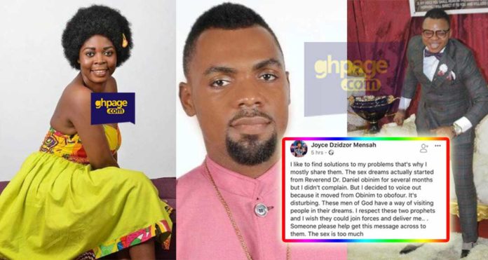 Sex dreams with Obinim & Obofuor,Dzidzor Mensah explains how it started