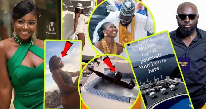 Kofi Asamoah and actress Salma Mumin spotted chilling in the Bahamas
