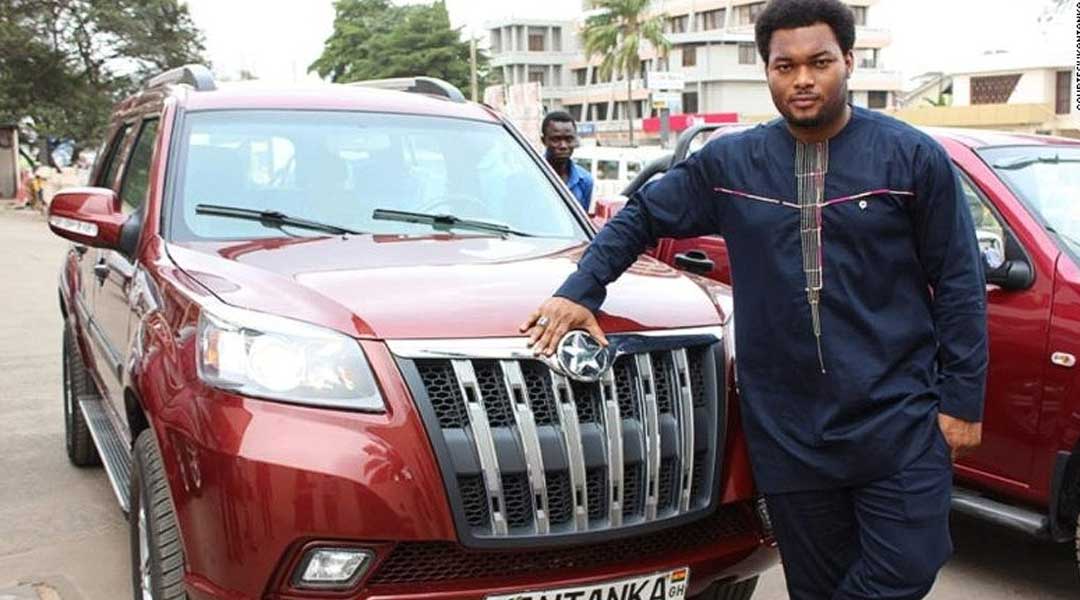 CEO of Kantanka automobile drives a Mercedes Benz -