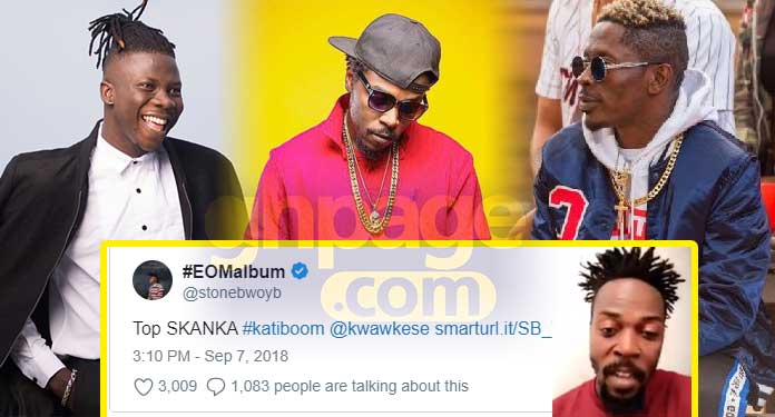 Stonebwoy shows support for Kwaw Kese in his beef with Shatta Wale