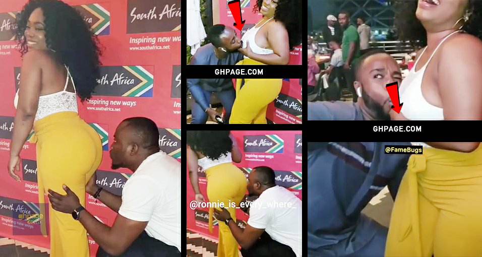 Moesha gets her ass kissed by DKB and nipples sucked by a famous Actor