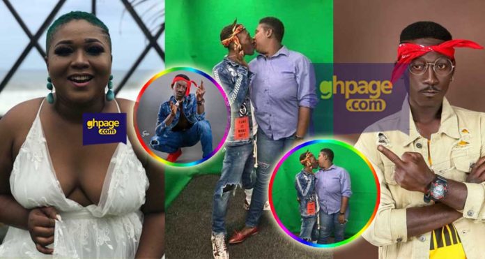 A photo of actress Xandy Kamel kissing toothless Supa goes viral