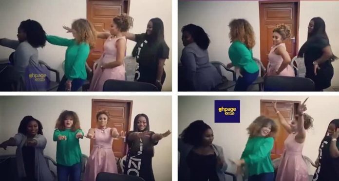 Lydia Forson, Nadia, Jackie and Ekeh dance in an epic throwback video