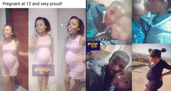 12-year-old pregnant girl shares photos with her baby daddy