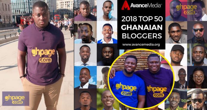 Avance Media announces top 50 Ghanaian best bloggers list for 2018
