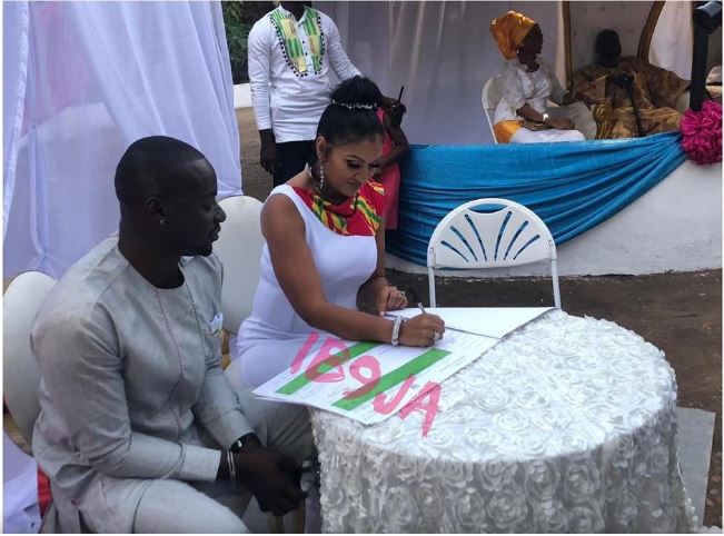 More photos and video from Chris Attoh's wedding with Betty Jennifer