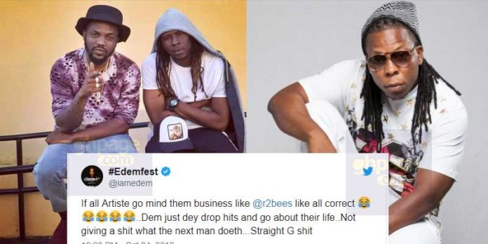 Edem issues a word of caution to all Ghanaian musicians