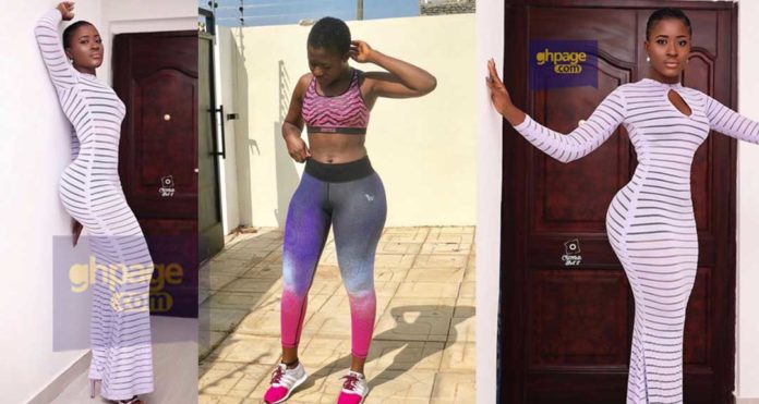 Fella Makafui puts her camel toe on display in a new photo