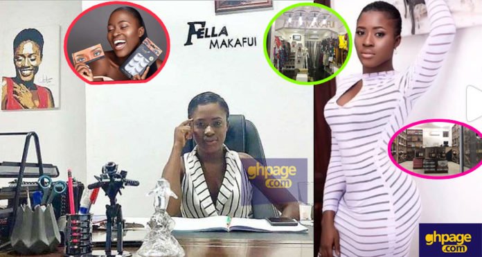 Here are all the businesses owned by Fella Makafui