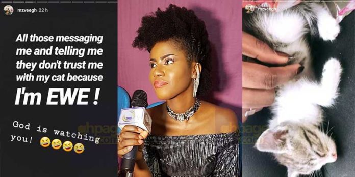 Stop mocking me for being an Ewe - MzVee cries out on social media