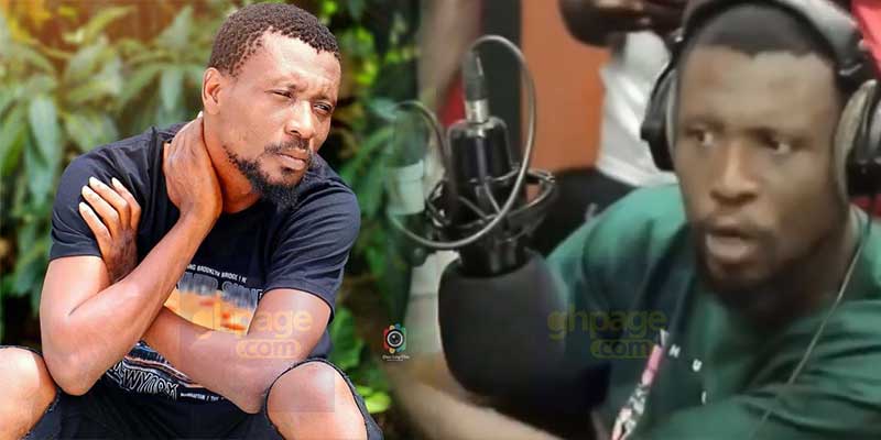 Okomfour Kwadee ‘cries’ and 'fights' radio show host for lack of appreciation