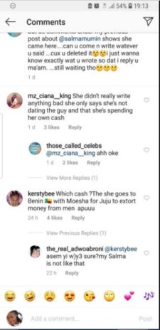 Salma Mumin allegedly went for Juju to drain money from men